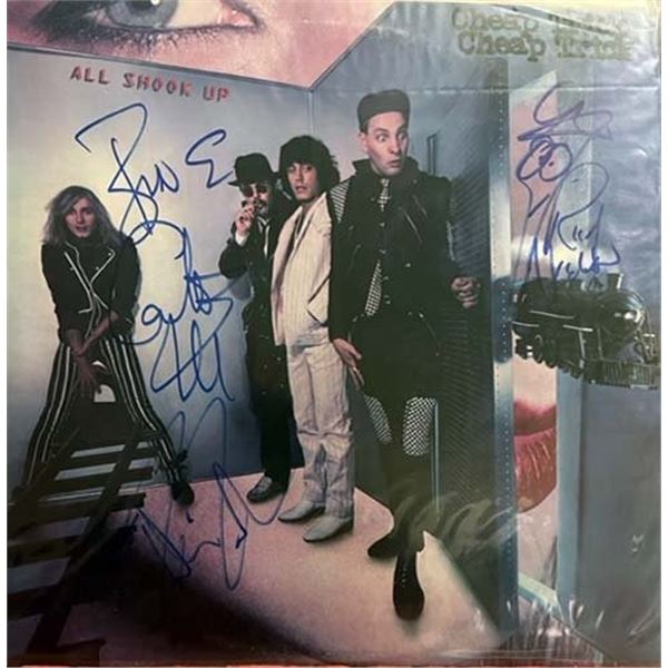 Cheap Trick All Shook Up band signed album