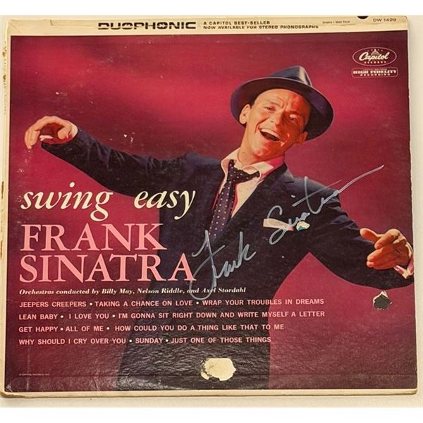 Frank Sinatra Swing Easy Signed Album