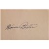 Image 1 : The Cisco Kid Warner Baxter signature slip