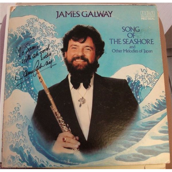 James Galway Songs of the Seashore signed album