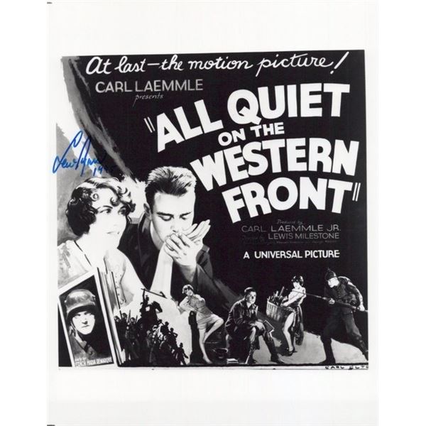 All Quiet On The Western Front Lew Ayres Signed Photo