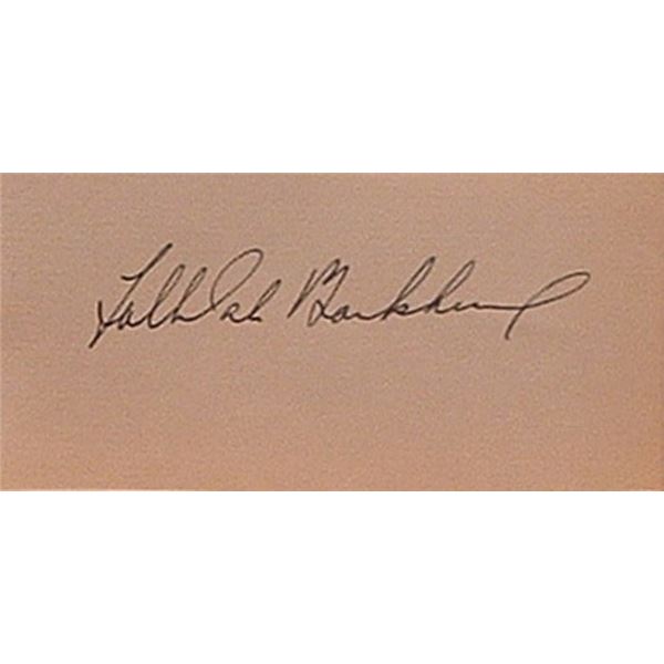 Lifeboat Tallulah Bankhead signature slip