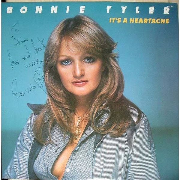 Bonnie Tyler It's a Heartache signed album