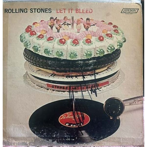 Rolling Stones Let it Bleed signed album