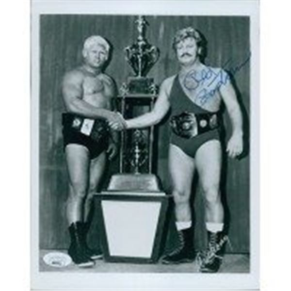 WWE WWF Wrestler Red Bastien Signed Photo