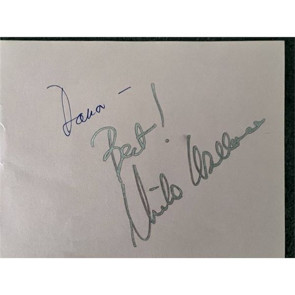 60 Minutes Mike Wallace autograph