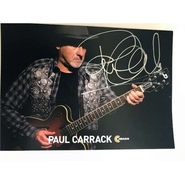 Paul Carrack signed photo
