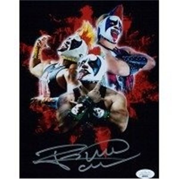 AAA Psycho Clown Lucha Libre Signed Photo