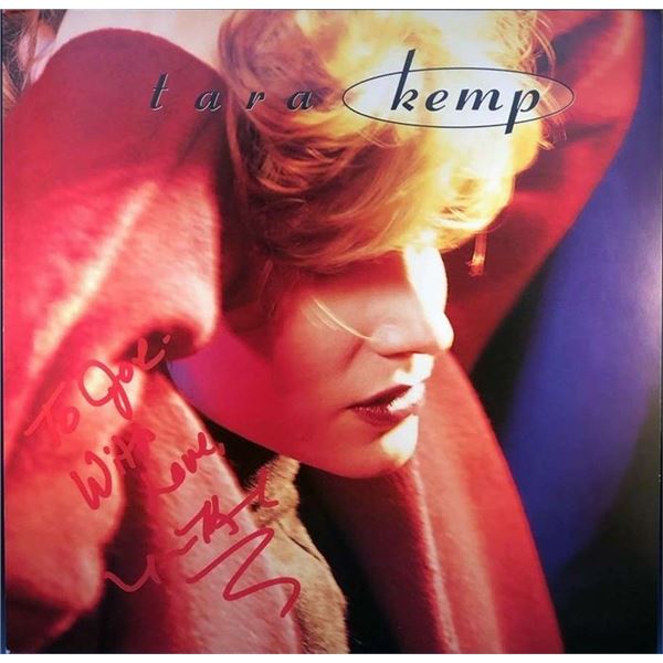 Tara Kemp signed album flat