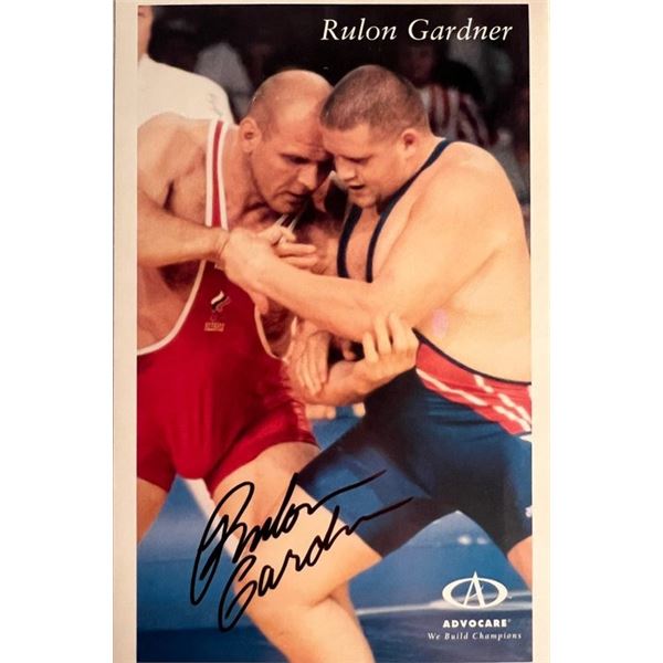 Olympic Gold Medalist Rulon Gardner signed photo