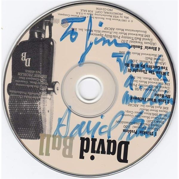 David Ball signed CD