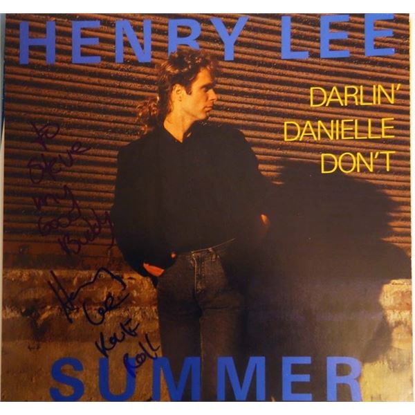 Henry Lee Summer Darlin Danielle Don't signed 45 sleeve