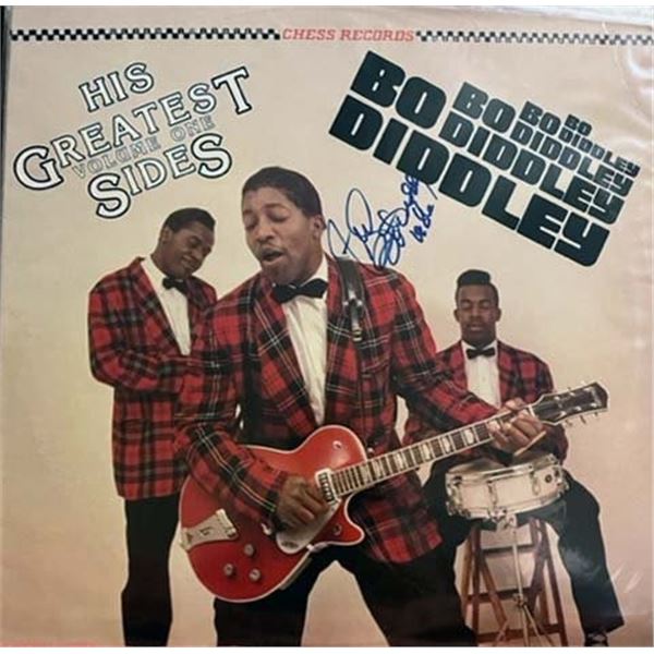 Bo Diddley His Greatest Sides signed album