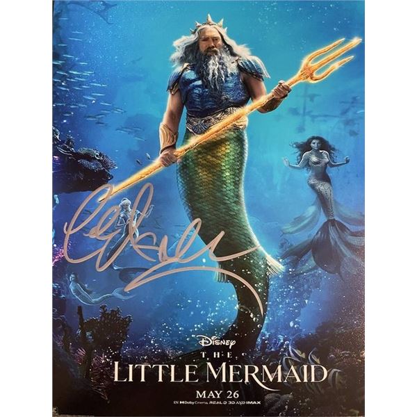 The Little Mermaid Javier Bardem signed movie photo