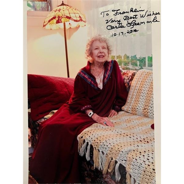 Dracula Carla Laemmle signed photo