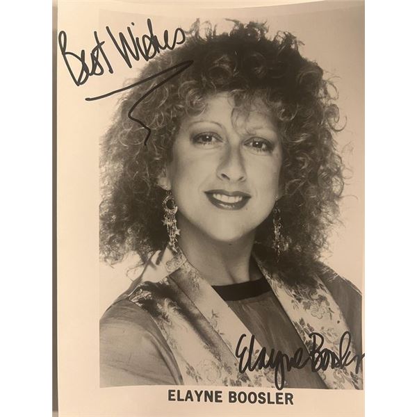 Comedian Elayne Boosler signed photo