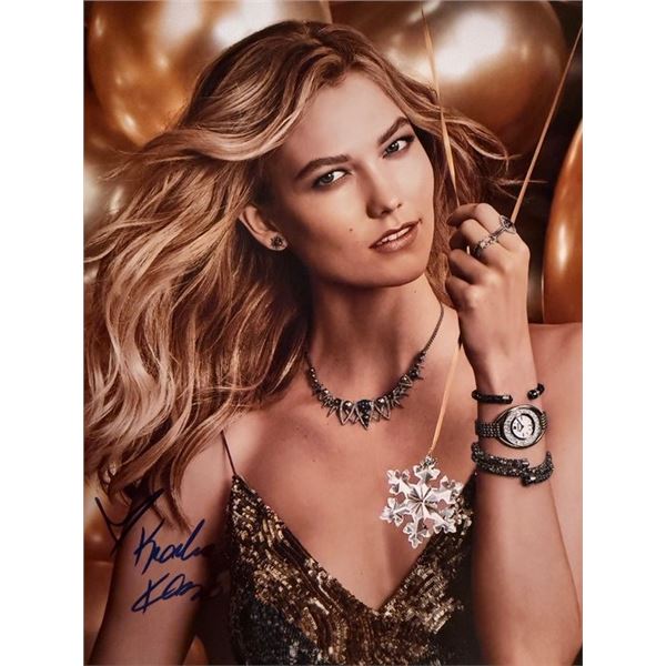 Supermodel Karlie Kloss signed photo