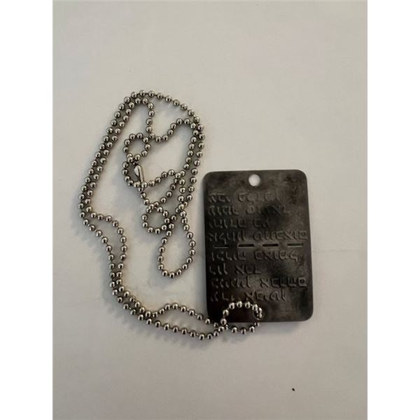 Israel Memorial Necklace – Missing Soldiers Tribute Dog Tag (1x2 Inches)
