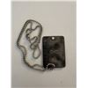 Image 1 : Israel Memorial Necklace – Missing Soldiers Tribute Dog Tag (1x2 Inches)