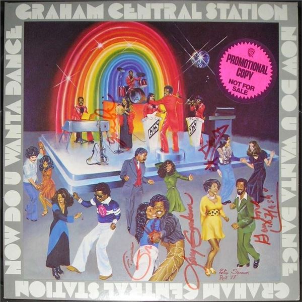 Graham Central Station band signed album