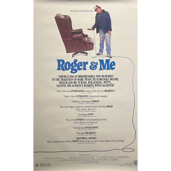 Roger & Me 1989 original movie poster