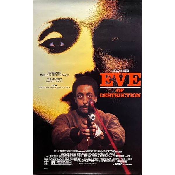 Eve of Destruction 1991 original double-sided movie poster