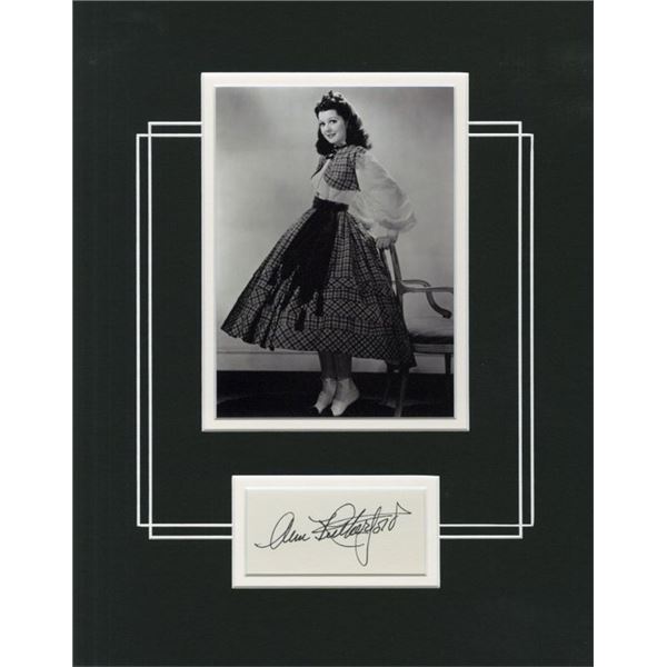 Gone with the Wind Careen Ann Rutherford Signed Photo