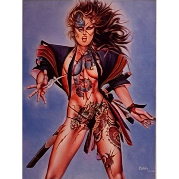 Artist Olivia DeBerardinis Pin Up 1992 Collector Card