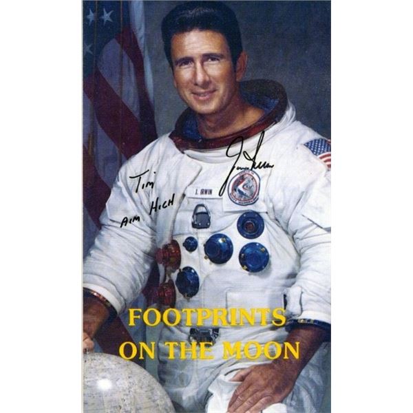 Moonwalker James Irwin Signed Photo