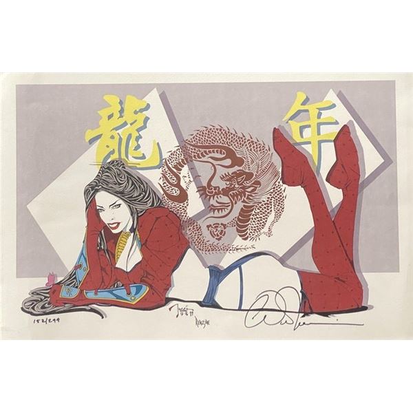 Renzine William Tucci signed lithograph