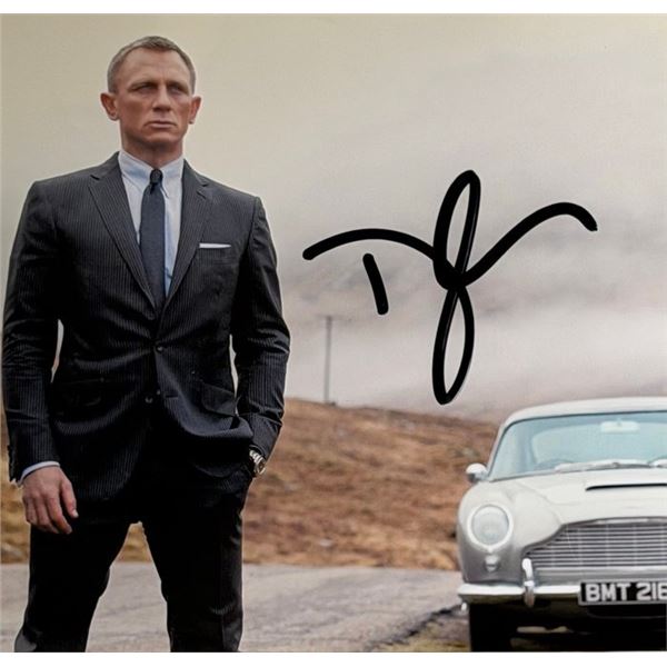 James Bond Actor Daniel Craig Signed Photo