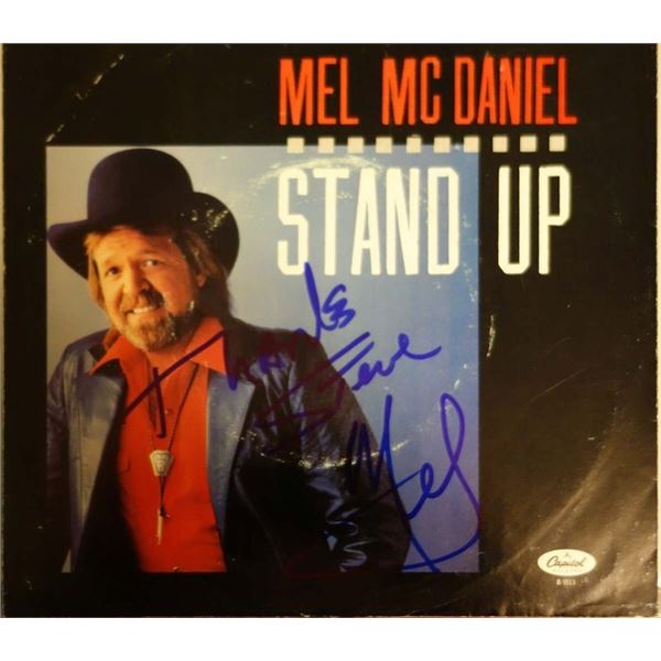 Mel McDaniel signed 45