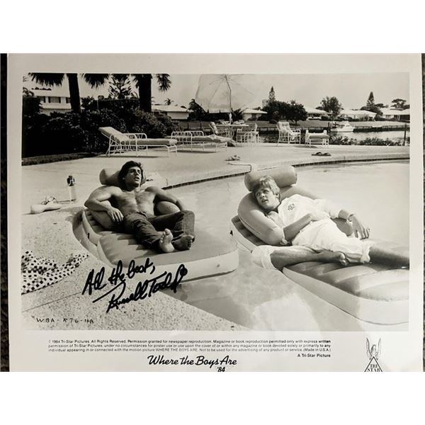 Where the Boys Are Russell Todd signed movie photo