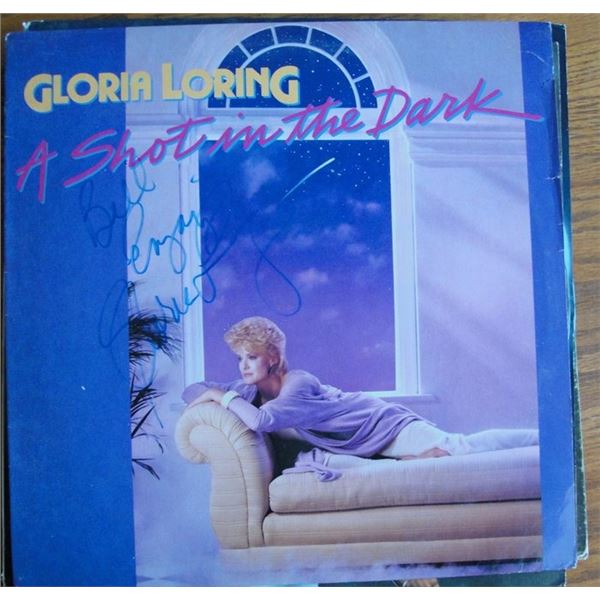 Gloria Loring A Shot in the Dark signed album
