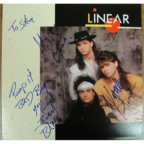 Linear band signed album