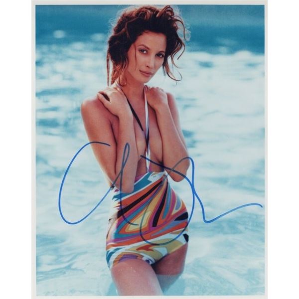 Supermodel Christy Turlington Signed Photo