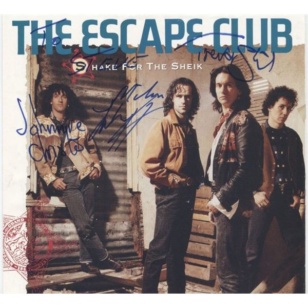 Escape Club signed 45 sleeve