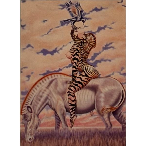 Artist Olivia DeBerardinis Pin Up 1992 Collector Card
