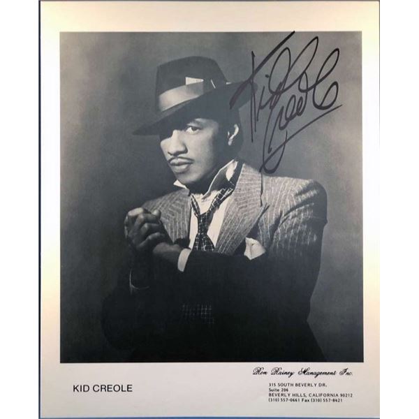 Kid Creole signed photo