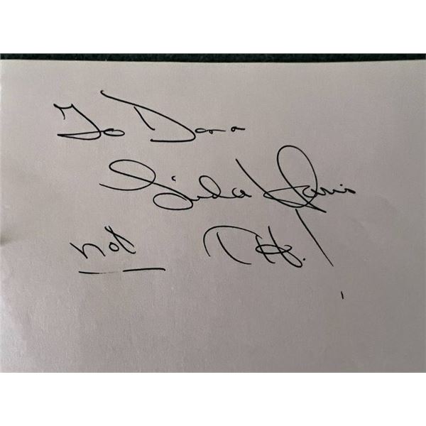 Planet of the Apes linda harris autograph