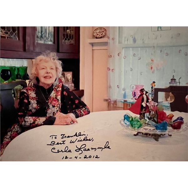 Dracula Carla Laemmle signed photo