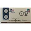 Image 1 : Massachusetts State Quarter – US Mint Commemorative Coin Cover (4x7 Inches)