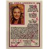 Image 2 : Erika Andersch Bench Warmer Swimsuit Models 1992 Collector Card.