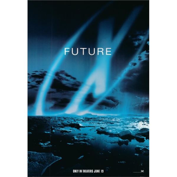 X-Files: Fight the Future 1998 original double-sided movie poster
