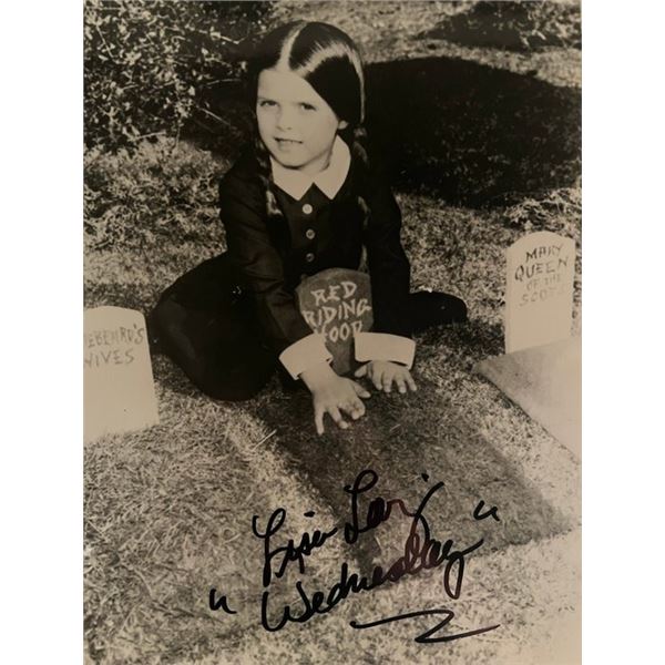 The Addams Family Lisa Loring signed photo