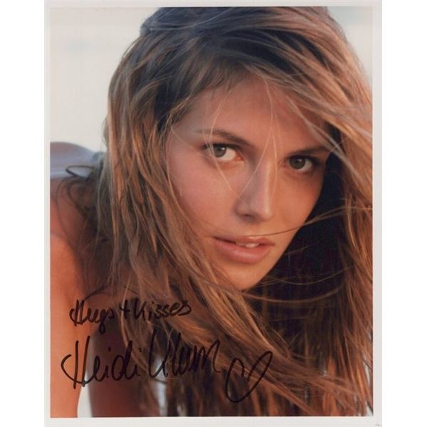 Supermodel Heidi Klum Signed Photo