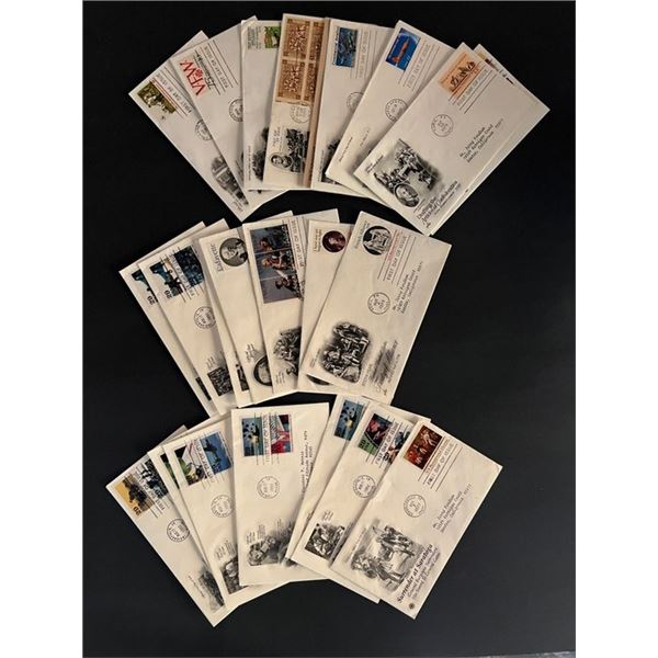 Lot of 20 USA commemorative FDC's