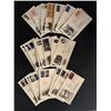 Image 1 : Lot of 20 USA commemorative FDC's