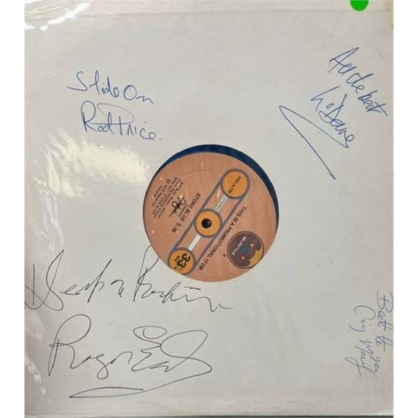 Foghat band signed promotional album sleeve