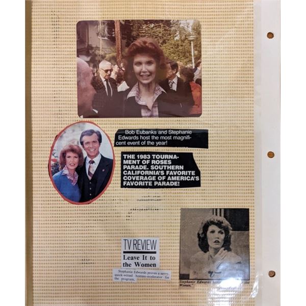 Stephanie Edwards Original Photo Album Page